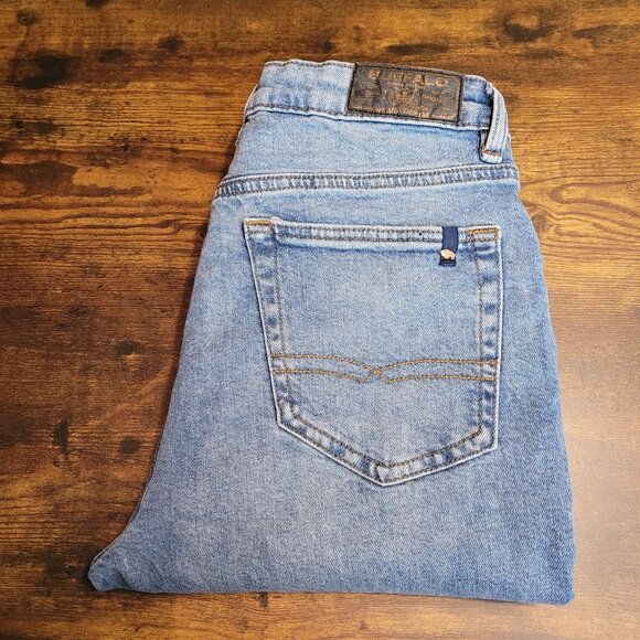 Buffalo David Bitton Jeans Size 27 Jayden High Rise Straight Medium Light Wash - Picture 3 of 10